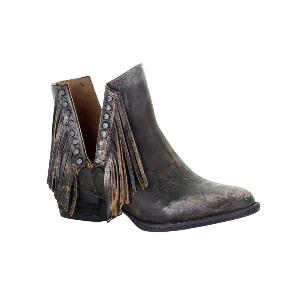 Circle G by Corral Fringe Bootie Boots - Size 8.5